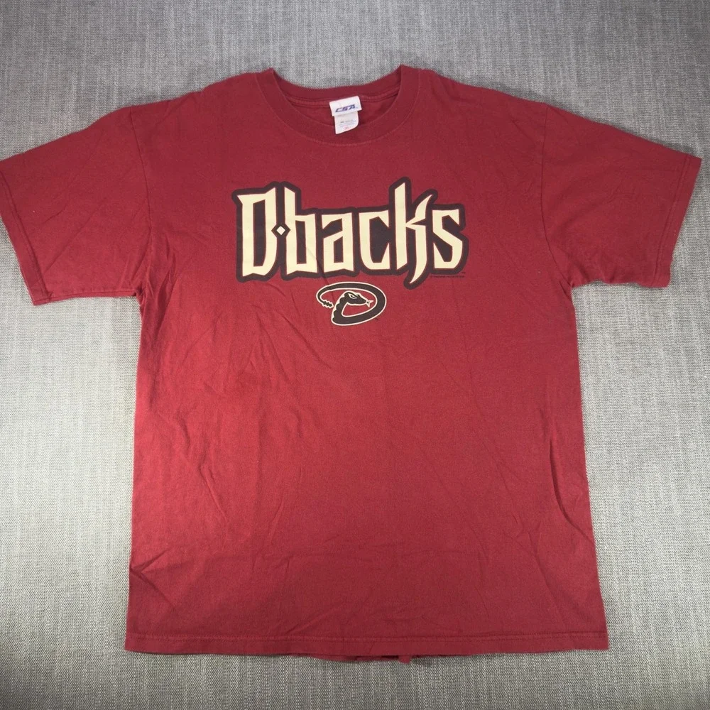 Arizona Diamondbacks Shirt Mens XL Red MLB Baseball CSA Dbacks Graphic Tee